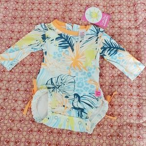 Rufflebutts 3-6m One Piece Swimsuit